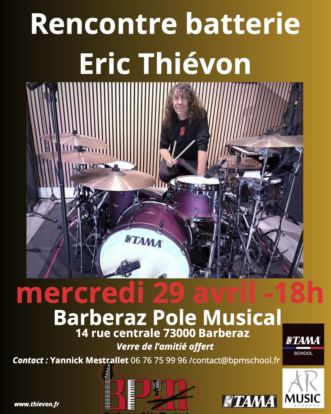 Eric Thievon Rencontre batterie Barberaz